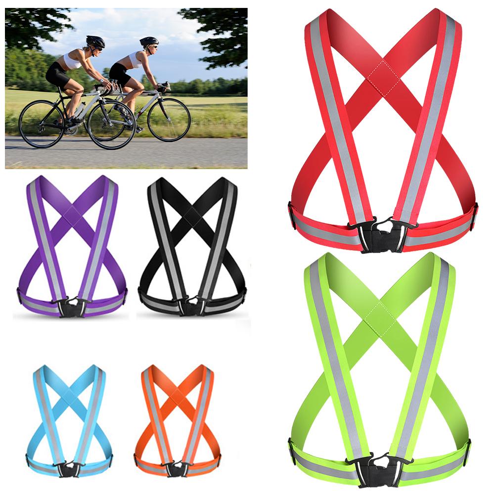 Running Gear Satisfy - Chalecos de seguridad ajustables para exteriores,
