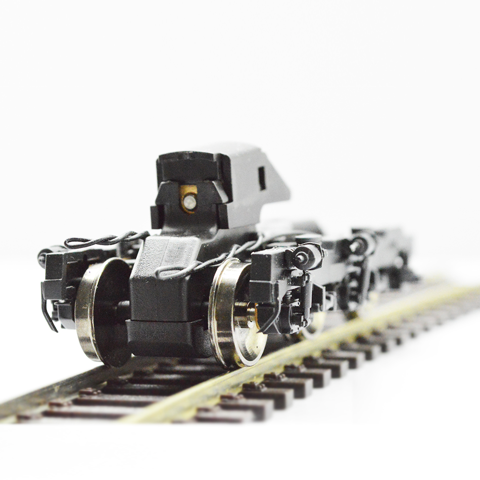 Running Gear Railway - Conjunto de bogie motorizado para tren