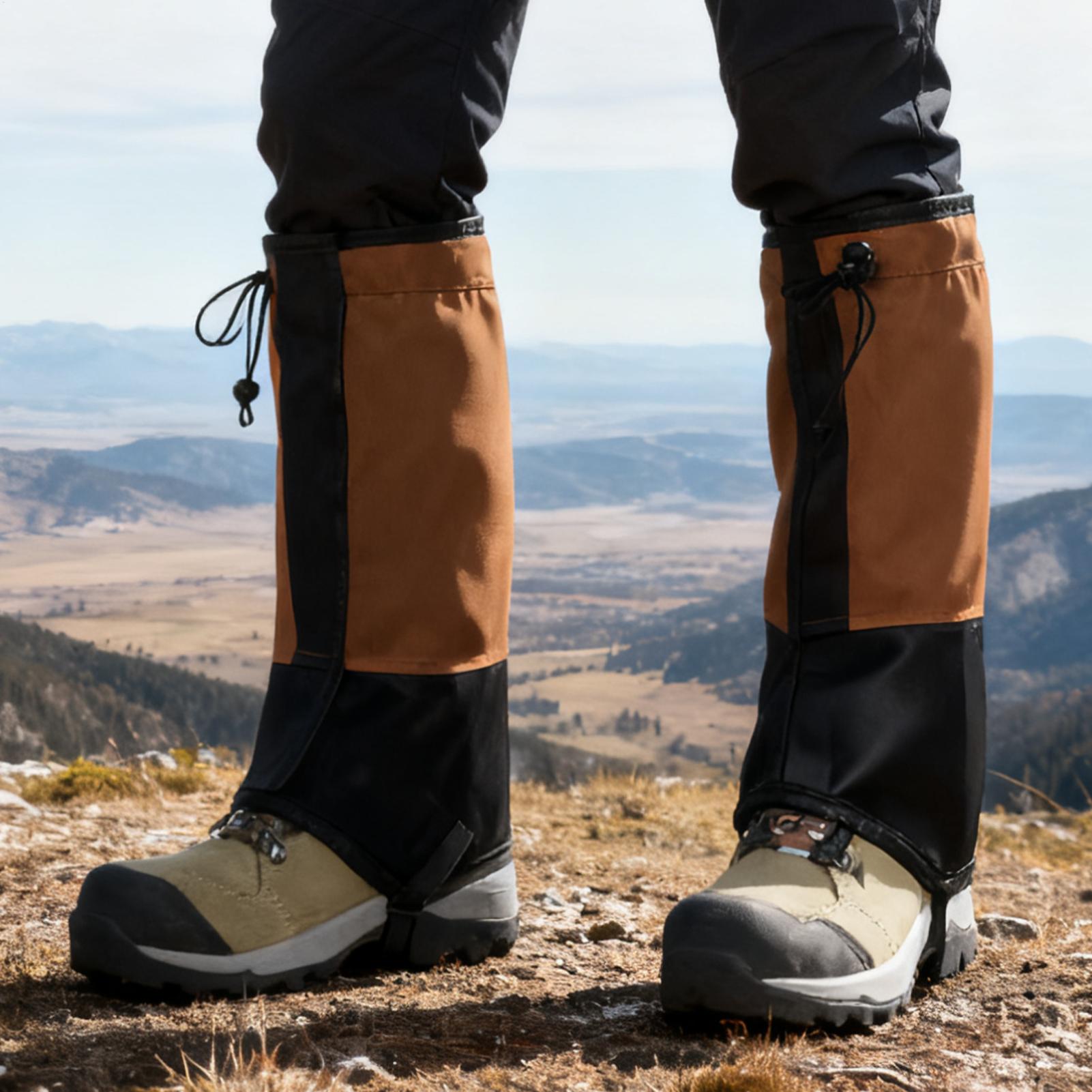 Running Gear Rain - Polainas impermeables para senderismo, protectores ajustables