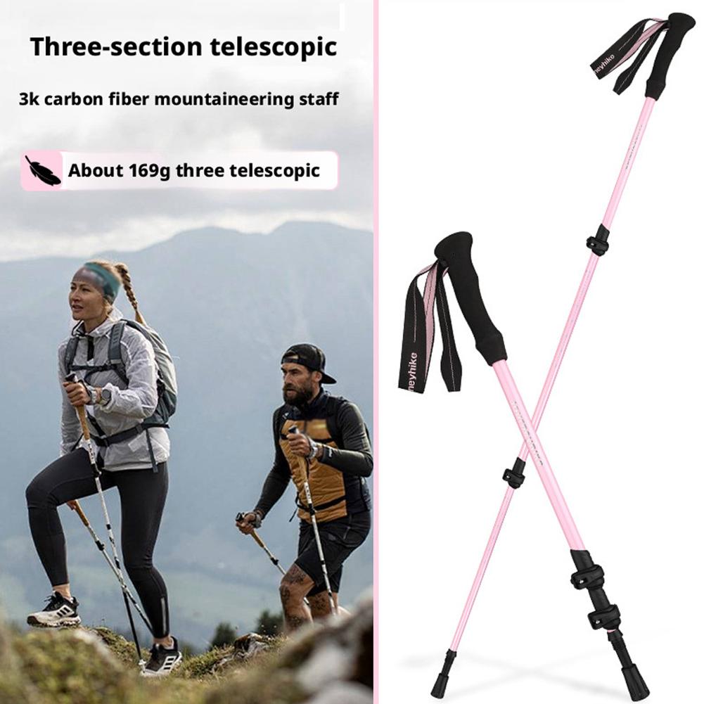 Trekking Pole Carbon - Bastones de Trekking plegables ultraligeros de