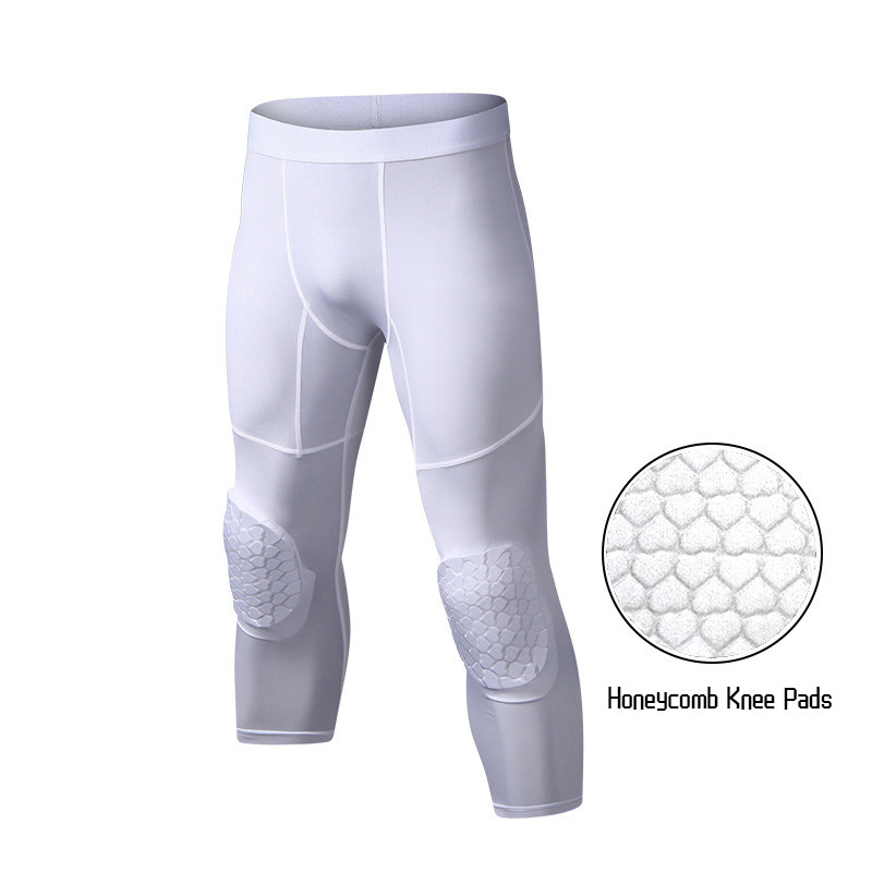 Running Gear Knee - Pantalones de baloncesto con rodilleras para