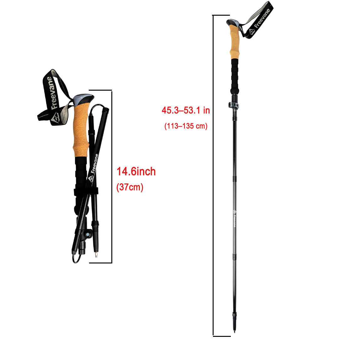 Bastones de Trekking Ultralige - Trekking Pole Carbon reseña y precio