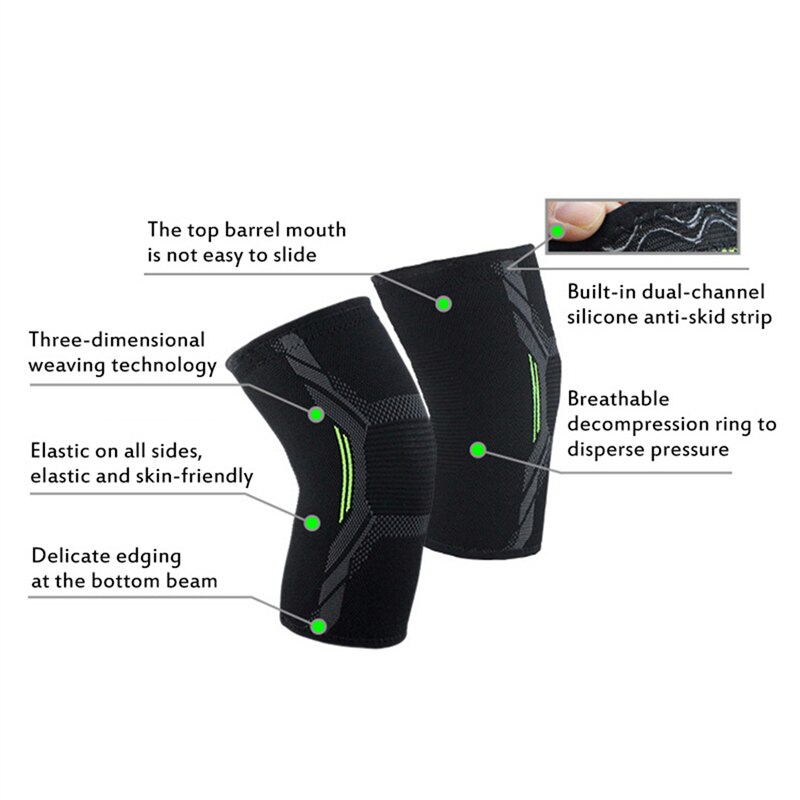 Rodillera individual de nailon - Running Gear Knee reseña y precio
