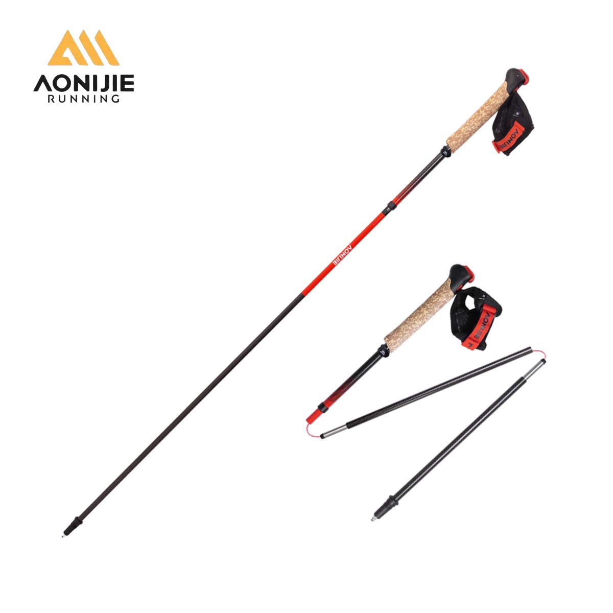 2 Piezas AONIJIE E4212 E4218 B - Trekking Pole Carbon reseña y precio