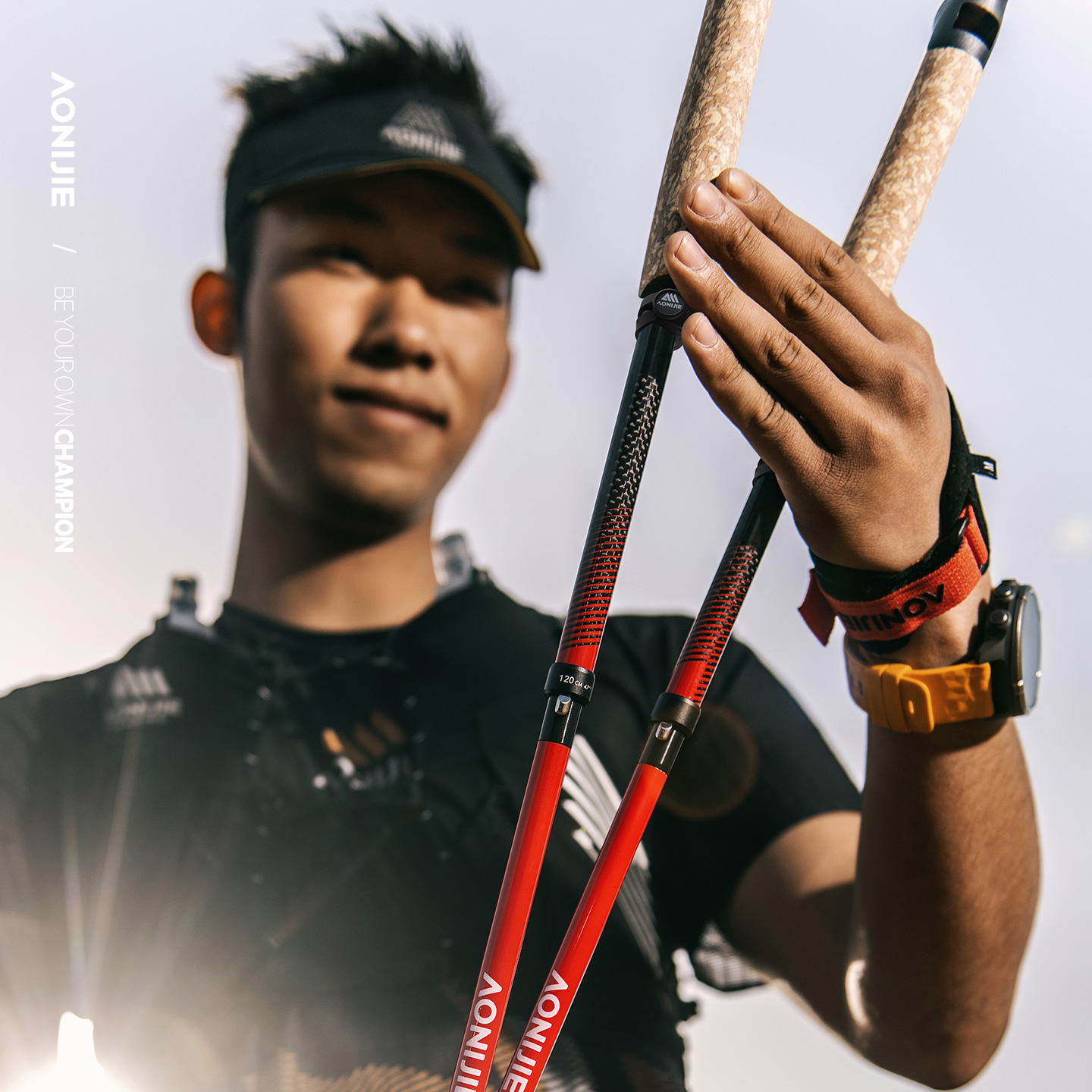 2 Piezas AONIJIE E4212 E4218 B - Trekking Pole Carbon reseña y precio