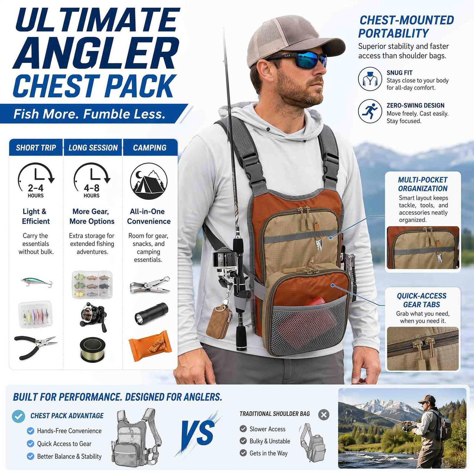 Bolsa de Pesca Impermeable y R - Running Gear Storage reseña y precio