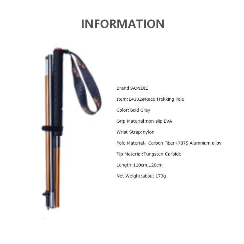 Bastones de Trekking Plegables - Trekking Pole Carbon reseña y precio