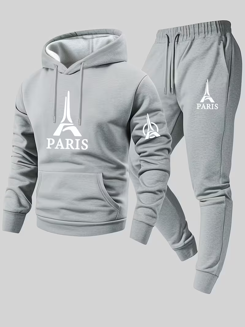 Conjunto Urbano Casual de Dos  - Running Gear Winter Men reseña y precio