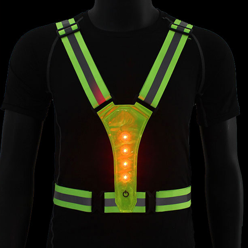 Chaleco de seguridad LED ajust - Running Gear Winter Men reseña y precio