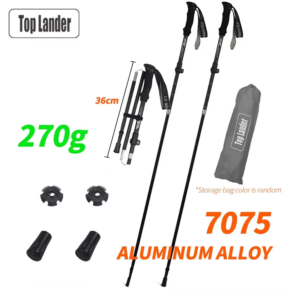 Bastón de Trekking plegable de - Trekking Pole Carbon reseña y precio