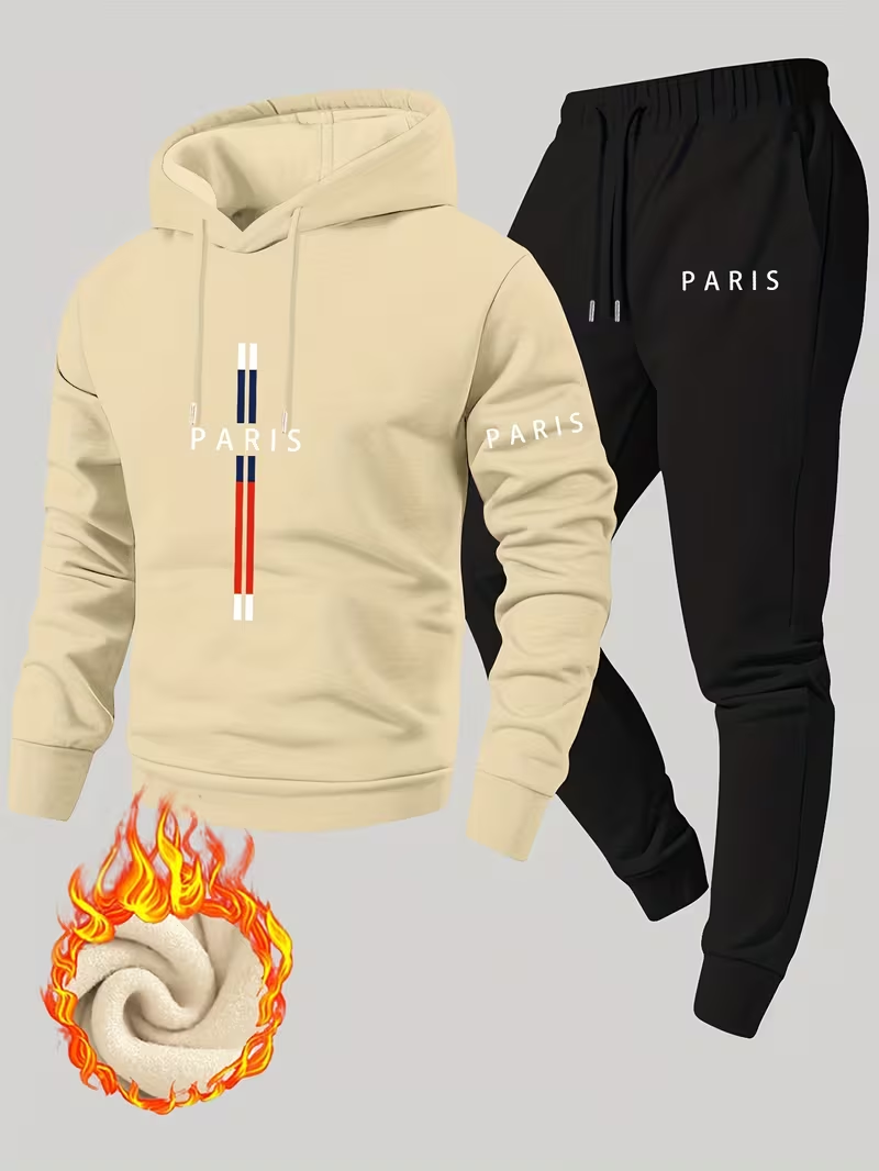 Conjunto Urbano Casual de Dos  - Running Gear Winter Men reseña y precio