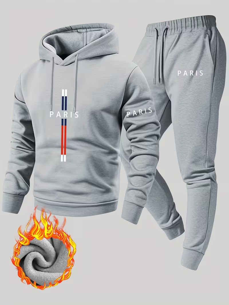 Conjunto Urbano Casual de Dos  - Running Gear Winter Men reseña y precio