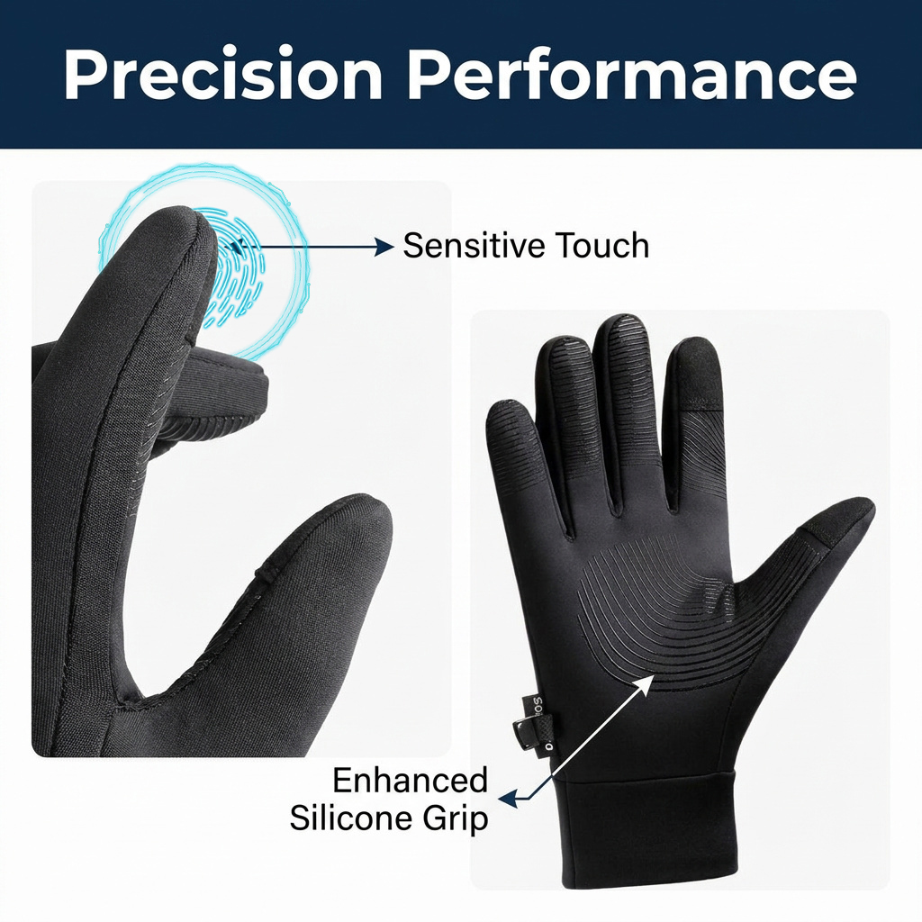 TRALOW Guantes cálidos de invi - Running Gear Winter Men reseña y precio