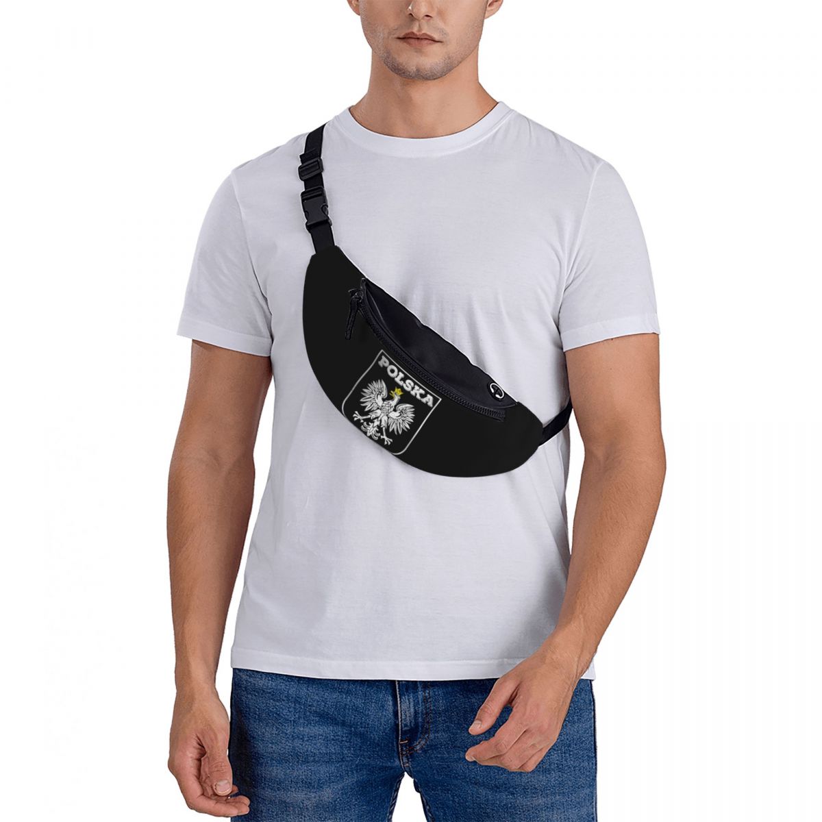Riñonera cruzada con logotipo  - Running Gear Bag For Men reseña y precio