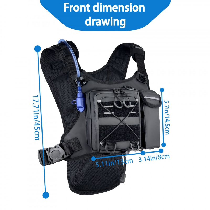 Chaleco Táctico 2026 con Bolsa - Running Gear Satisfy reseña y precio
