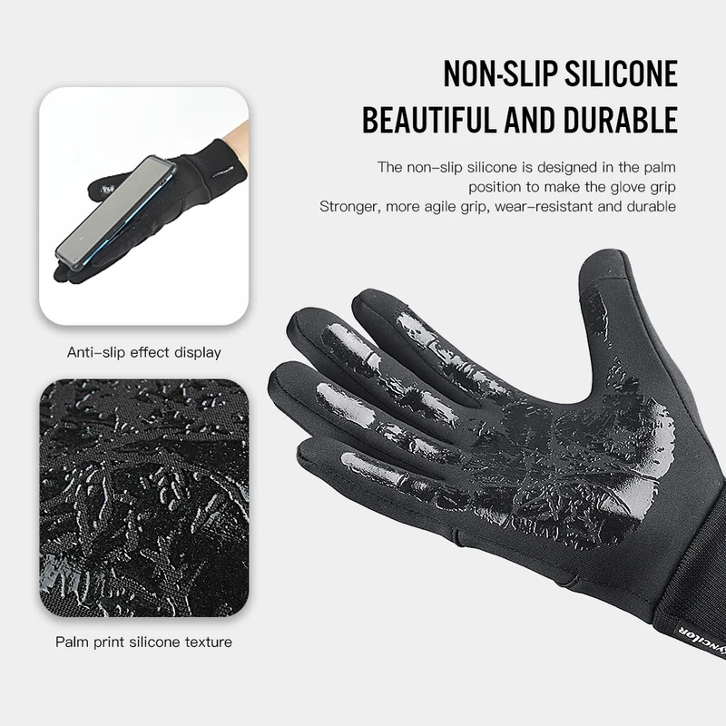 Guantes de ciclismo de inviern - Running Gear Winter Men reseña y precio