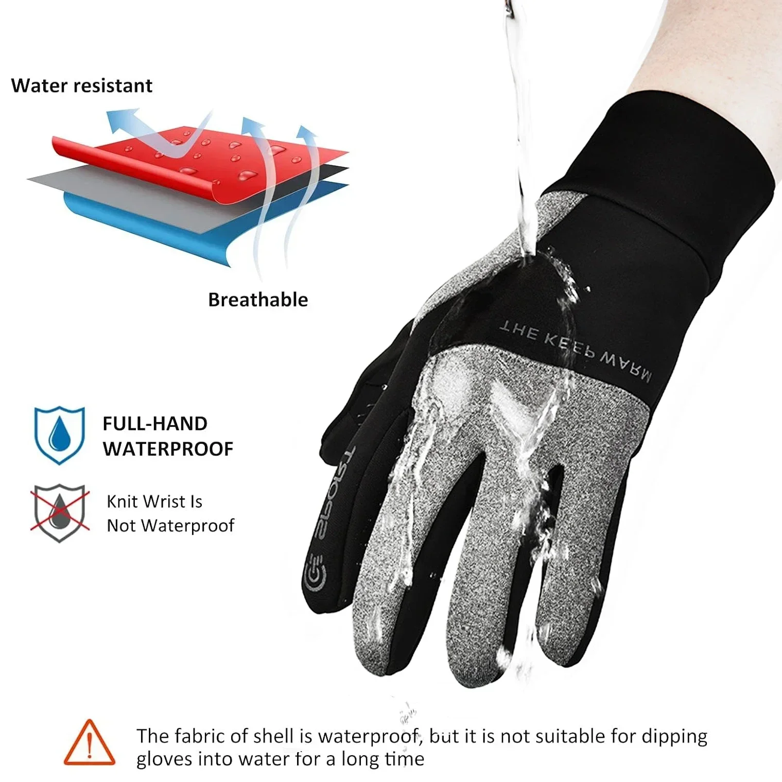 Guantes de Ciclismo de Inviern - Running Gear Winter Men reseña y precio