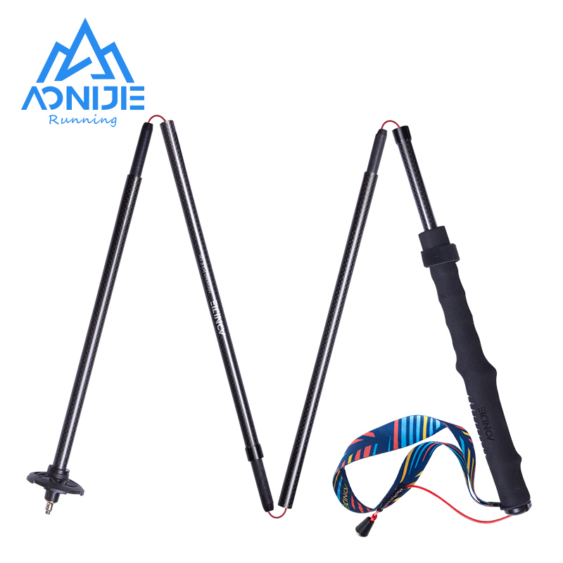 2 uds AONIJIE E4204 bastones d - Trekking Pole Carbon reseña y precio